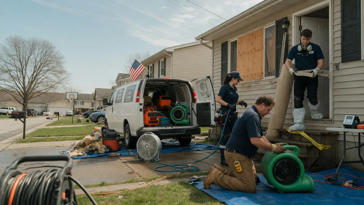 Water Damage Restoration in Monmouth, IL near me